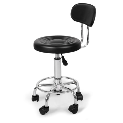 Levede Salon Stool Swivel Bar Stools BR1057-BK