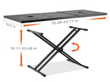 DJ Table Stand, x465 mm Portable DJ Laptop and Controller Stand, Lightweight DJ Desk DJ V952-XXDJGZTHJG43MZP0RV0