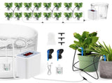 Smart Automatic Plant Watering Irrigation System with Timer, Rechargeable Battery, Dual Spray & V1341-ZY-3XCV6R4H-WATERFOR12PLANTS