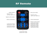 Christmas Projector Light 10 Patterns LED Projection Lights with Remote Red and Green Star Show for V1294-YM0901-L6720