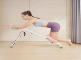 Centra Ab Machine Abdominal Exerciser Knee Protection Foldable Home Gym Cruncher SP1073-WH-AU