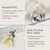 Shower Shelf Without Piercing Holder of Shampoo X Shower Shelf to Hang, 12 cm V1237-MS-626-310