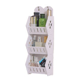 Wall Mounted Bathroom Shelf Waterproof Rustproof Adjustable Layer Height Storage Rack for Toilet V1294-YM0901-3117230254011