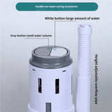 Complete Toilet Cistern Replacement Set With Drain Valves, Fill Valves, Double Flush Button Water V1369-AZ3-W-14092