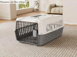 Portable Pet Carrier for Cats and Small Dogs, Airline-Approved Travel Kennel with Comfort Handle, V1341-ZY-FZSCYAQJ