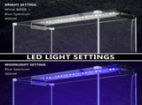 11W Set 2 Aquarium Blue White LED Light for Tank 50-70cm V274-AQ-LED60-11W-X2