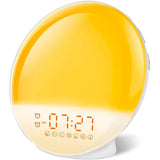Wake Up Light Sunrise Alarm Clock for Kids, Heavy Sleepers, Bedroom, with Sunrise Simulation, Sleep V1369-AZ3-W-07397