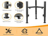 Dog Food Bowl Stand - Metal Elevated Dog Food Dispenser - Adjustable Dog Food Bowl Stand - Suitable V1188-ZXY-10085