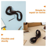 Durable Coffee Plastic Rattan for Furniture Repair and Craft Making - Flexible, Weather-Resistant V1192-AZ-W-28276