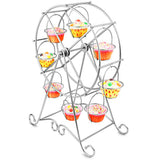 Charmed Ferris Wheel Cupcake Stand 8 Cupcakes Display Stand for Carnival and Circus Theme Party V1294-YM0717-10096315