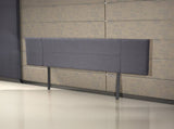 Linen Fabric King Bed Headboard Bedhead - Grey V63-800757