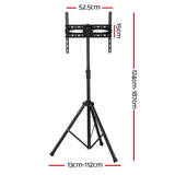 Artiss TV Stand Mount Bracket for 32"-70" LED LCD Tripod Floor Shelf Universal TV-MOUN-S2874-BK