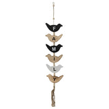 Handcrafted Hanging Bird Family Mobile 15x85cm V637-33773FAM