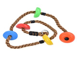 194cm Disc Swing Rope Plastic Multicolor Platforms for Children Balconies Courtyards Outdoor V1294-YM0714-3116210073911