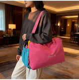 Dopamine Color-Blocking Bag Large Capacity Travel Bag Travel Accessories - Yellow - Size 25L V1106-127-230362-YEL-25L