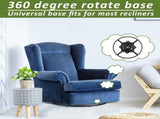 24 Inch Heavy Duty Recliner Sofa Swivel Ring Base Kit Replacement with 10 Inch Swivel Late V1258-DP02-C-2831