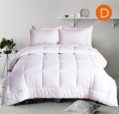 down alternative quilt doona 500gsm king V517-MFQ400-K