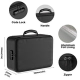 Waterproof & Fireproof Document Bag with Combination Lock - 8 Layers Silicone V888-ELOSUNG55599