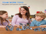 STEM Projects 12-in-1 Creation Solar Robot Kit,Science Experiments Toys Gifts for Kids Ages V1369-AZ3-W-21508