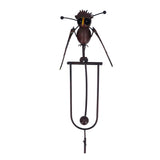 Lawn Owl Sculpture Lifelike Decorative Iron Wind Sculpture Spinner for Garden Patio Backyard V1294-YM0901-3111240131011