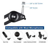 Heavy Duty Microphone Arm Microphone Stand Suspension Scissor Boom Stands with 6" Pop Filter and V178-14780