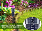 4 Pcs 5 Inch Capacity Rain Gauge Outdoor Easy to Read Acrylic Gauges Measure and Monitor V1259-DP01-A-5736