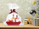 Empty Gift Basket with Handles Sturdy Tray Wine Gift Basket Party Favors Basket for Graduation V1294-YM0521-230707HL02-4