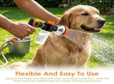 8-Mode Dog Shower Sprayer Stress-Free Bathing, Handheld Pet Shower Attachment for Garden Hose, Car V1366-AZ2-W-15095