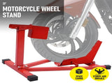 Heavy-Duty Motorcycle Motorbike Front Wheel Chock Lift Stand Vehicle Wheel Chock Clampsfor Trailer V985-MOTORCYCLEWHEELSTAND