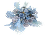 Artificial Wedding Floral Swag Simulation Decorative Wedding Background Hanging Flower Blue V1294-YM0901-241010HL02-4