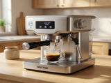 Spector 20 Bar Espresso Coffee Machine Maker Milk Frother Cappuccino Latte Cafe COFF1005-SV-AU