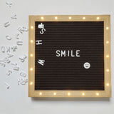 Felt Letter Board,Felt Message Board, Changeable Sign Boards , Baby Announcement Sign Black V1192-AZ-W-23757