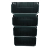 Vertical Wall Planter Set Plastic Breathable Space Saving 4 Pots Hanging Vertical Wall Flowerpot for V1294-YM0901-3111240037811