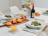 8 Pcs Clevinger MDF Placemats and Coasters Monstera V1181-CV0287-CV0288
