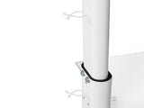 Levede TV Floor Stand 32-65 Inch Universal Swivel Height Adjustable Mount White TV1007-WH-AU