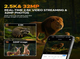 32MP Solar Trail Camera with 2.5K Video and 940NM No Glow Night Vision LSB-59167