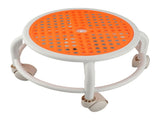 Round Rolling Low Stool Comfortable Universal Wheel Movable Mini Stool High Weight Capacity for Home V1294-YM0901-3116230016212