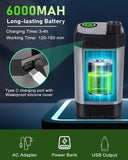 Portable shower pump, equipped with a rechargeable 6000mAh battery - outdoor shower, IPX7 V1106-DSZ-001-0025