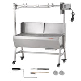Rotisserie Grill with Windscreen, BBQ Whole Pig Lamb Goat Charcoal Spit Grill, 35 Inch 90 Lbs V952-DDXZKJ35YCDBV3Y2GV3