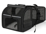 Expandable Cat Backpack, Mesh Breathable, for Small Dogs & Puppies, Travel Hiking Camping Pet V1232-KZB-CW-004