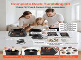 Rock Tumbler 3 lbs Rock Polishing 4 Speed Settings 9-Day Polishing Timer Stone Polishing V952-YSDMJHS4DDSSLJ6MU001V3
