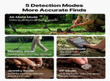Metal Detector for Adults, 254 mm, Professional High Accuracy Gold Detector, IP68 Waterproof Search V952-DPJSTCQJB10ID7GHN001V9