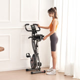 Folding Exercise Foldable Fitness Stationary Adjustable Magnetic Resistance Stationary V952-ZDJSCCZPDBKD6FDP7V9