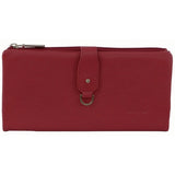 Pierre Cardin Womens RFID Italian Leather Wallet Purse Credit Card Holder - Red V563-PC-1887-RED