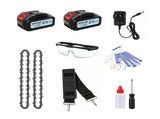 Traderight Mini Chainsaw Pole Saw Brushless 700W 2.49m Adjustable Head Blue HW0325-AU