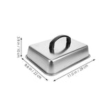 Heavy Duty Metal Griddle Lid Cover - 1 Set Cooking Accessory V1366-AZ2-W-21964