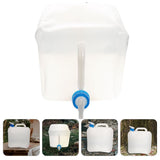 Outdoor Water Storage Bag Foldable White Container with Handle for Camping V1192-AZ-W-23966