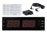 LED Calendar Clock Innovative Night Light Electronic Wall Clock for Home Office LaboratoryEU Plug V1294-YM0901-3115210104711