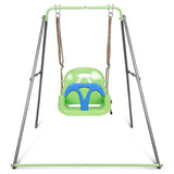 Lifespan Kids Bobcat Foldable Metal Swing frame with Haven 3 Stage Swing Seat V572-LKSW-BOBC-HAV