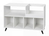 Levede Record Player Stand Vinyl Storage Cabinet Turntable Table 300 Albums EA0305-WH-AU